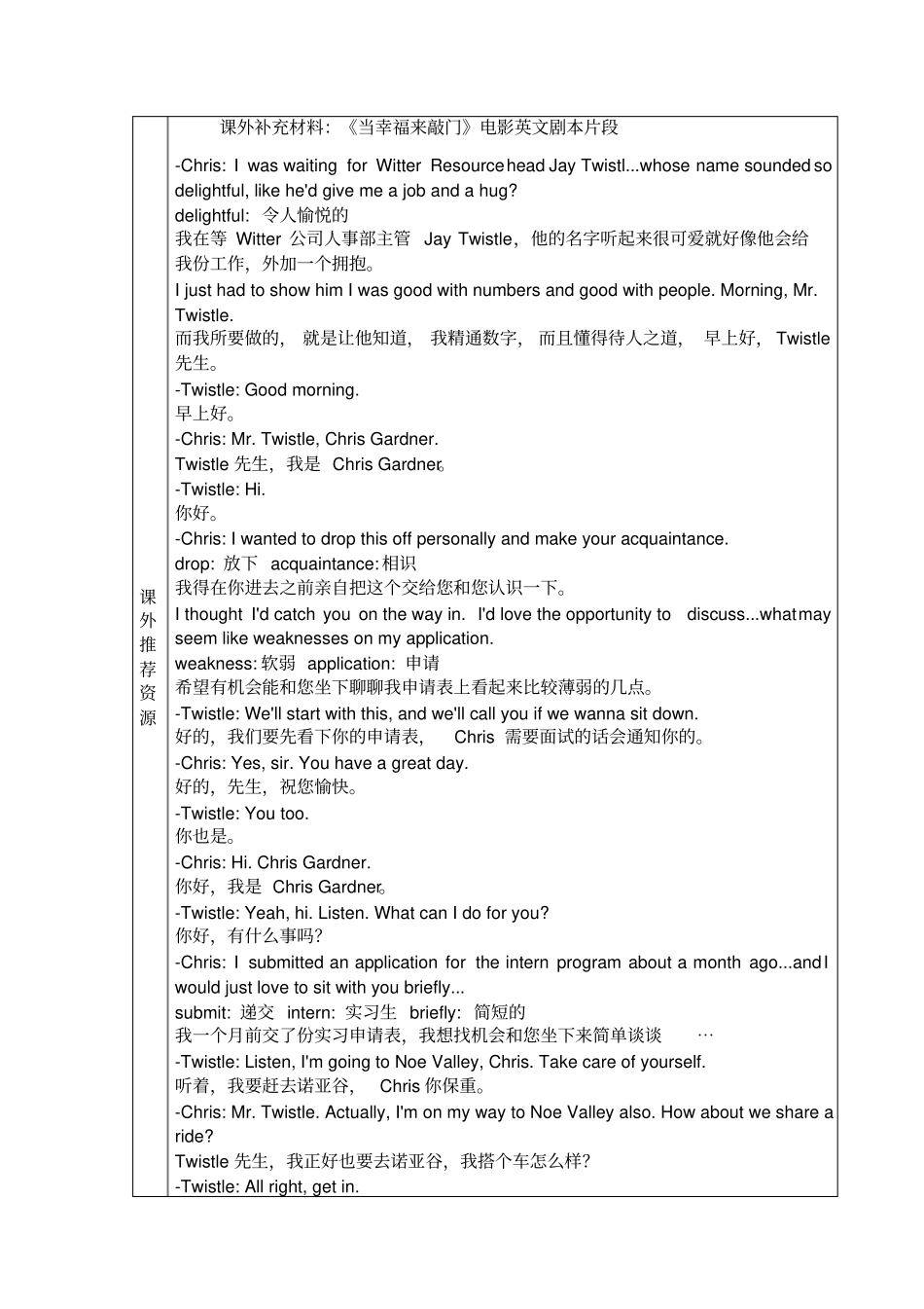 商务-job-interview课程计划方案_第3页