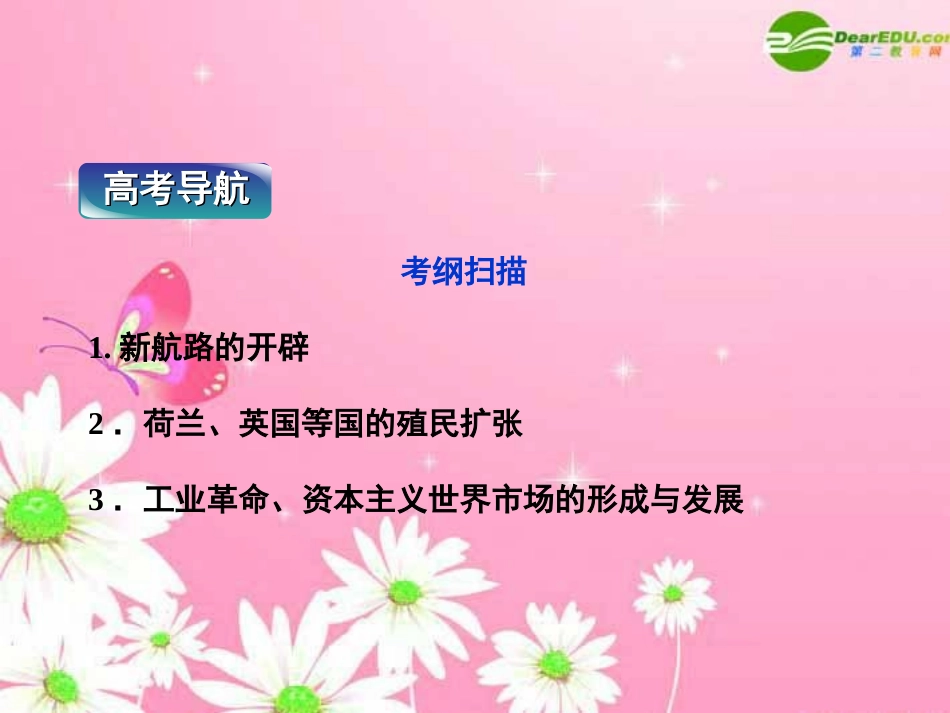 高三历史第一轮复习-模块二-专题九-世界近代经济文明——资本主义世界市场的形成与发展课件-新人教版_第2页
