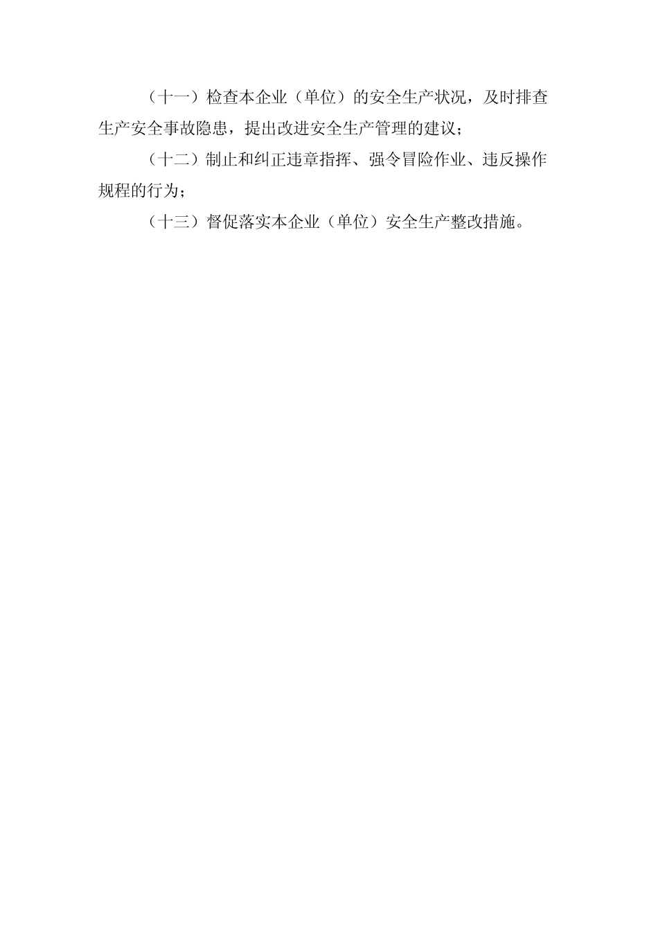2024工贸企业专(兼)职安全管理人员职责清单 _第2页