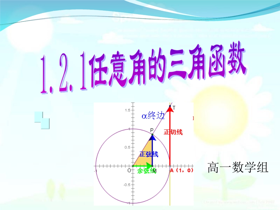 任意角的三角函数(1)_第1页