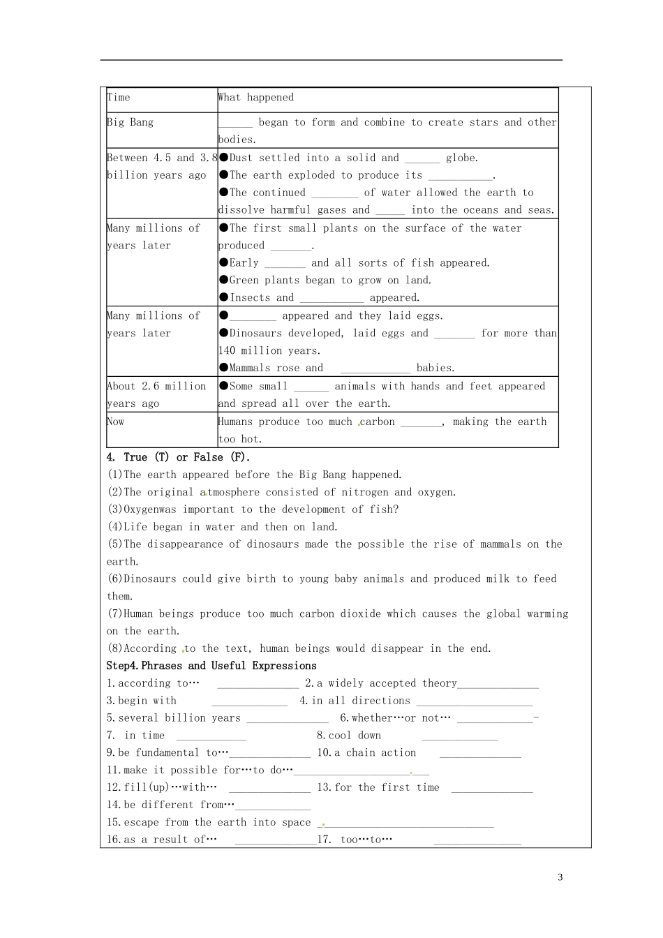 河北省抚宁县第六中学高中英语《Unit4-Astronomy-the-science-of-the-stars》reading教案(1)-新人教版必_第3页