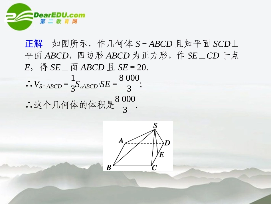 2011届高考数学-失误大盘点-4立体几何失误点课件-新人教版_第3页
