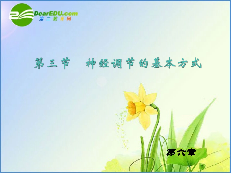 七年级生物下册-63-神经调节的基本方式课件人教版_第1页