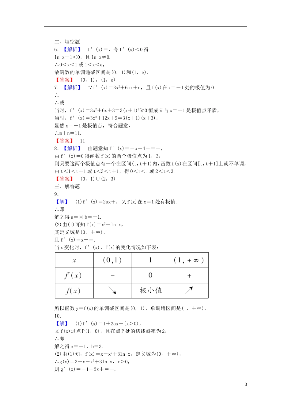 【课堂新坐标】(广东专用)2014高考数学一轮复习-课后作业(十五)文_第3页