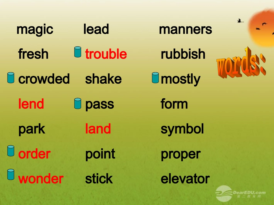 浙江省台州温岭市松门镇育英中学九年级英语上册《unit-11----12》课件-人教新目标版_第3页