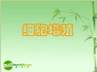 高一生物：5.1《细胞增殖》课件05(苏教版必修1)