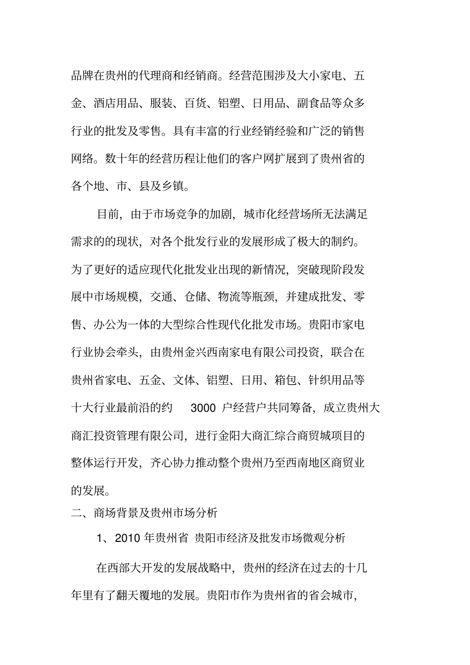 商场经营计划书_第2页