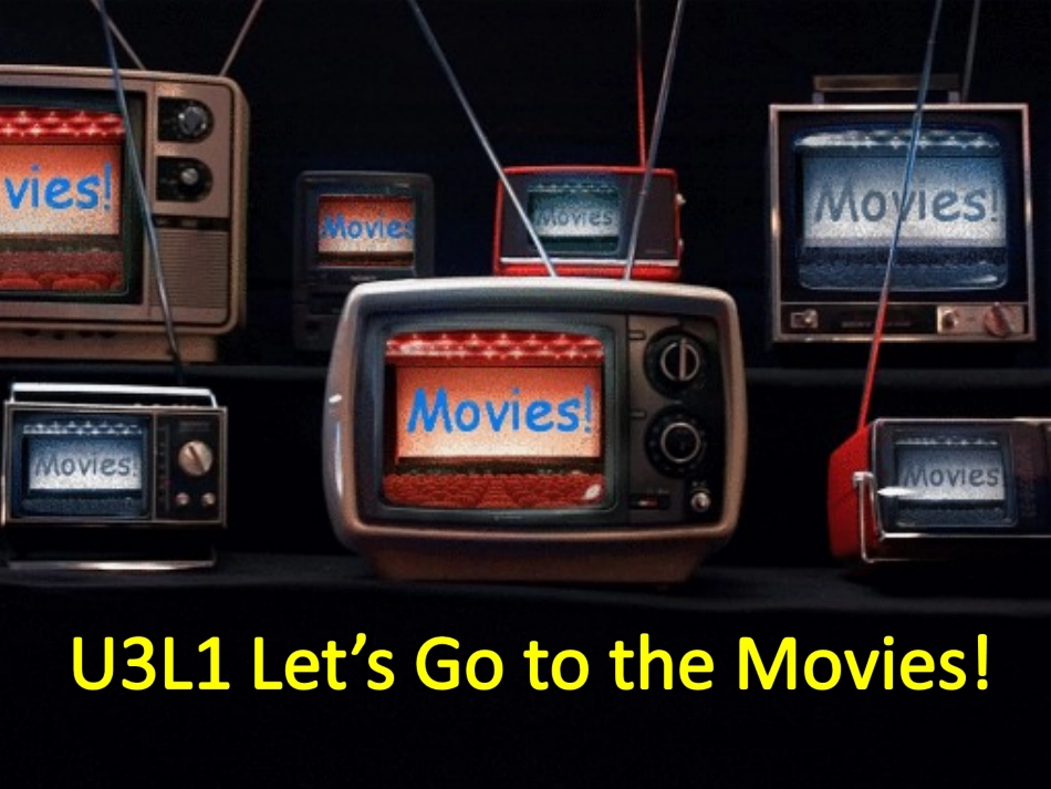 Lesson1Let’sGototheMovies!_第2页