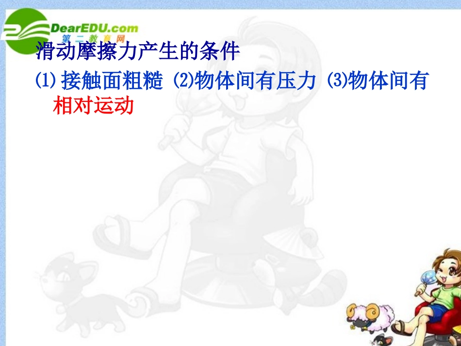 高中物理-《摩擦力》开课课件-新人教版必修1_第3页