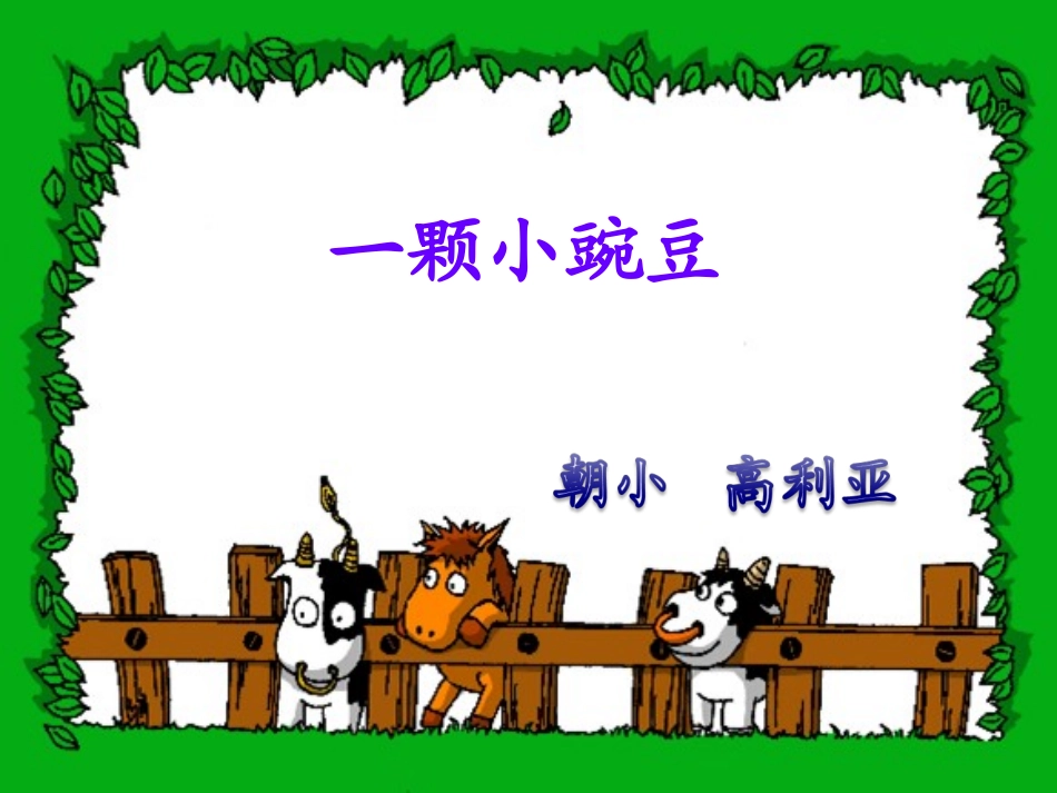 20一颗小豌豆_第2页