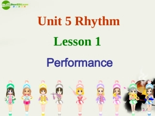 高一英语-Unit-5《Rhythm-performance》课件-北师大版模块2-