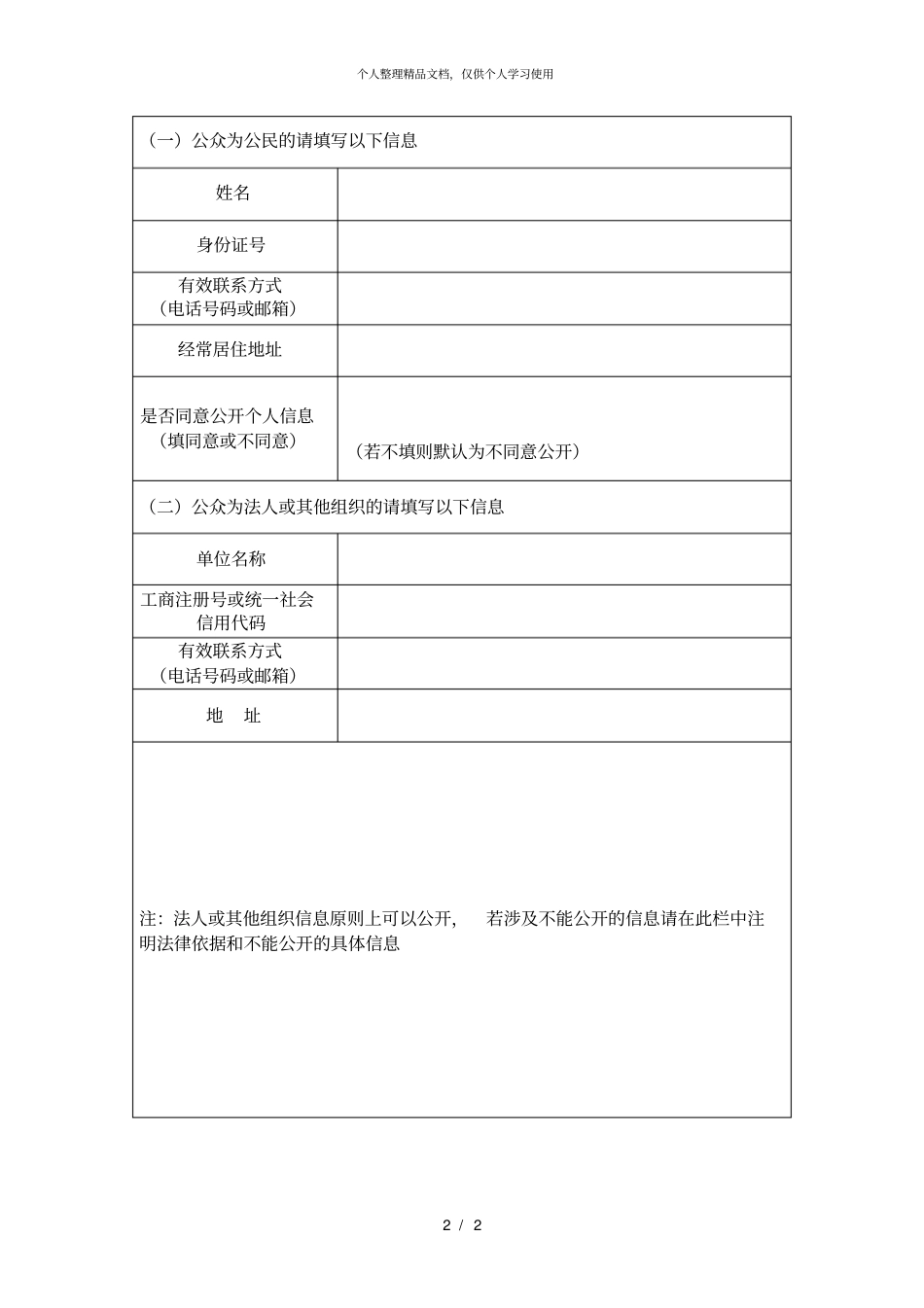 商都六台滩肉牛养殖基地项目环境影响评价评价公众意见表_第2页