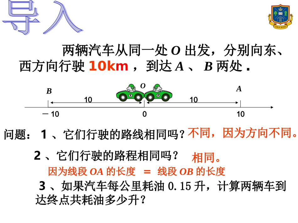 人教版七年级数学上册第一章绝对值第一课时.2.4-绝对值(1)(郑淑娜)_第3页