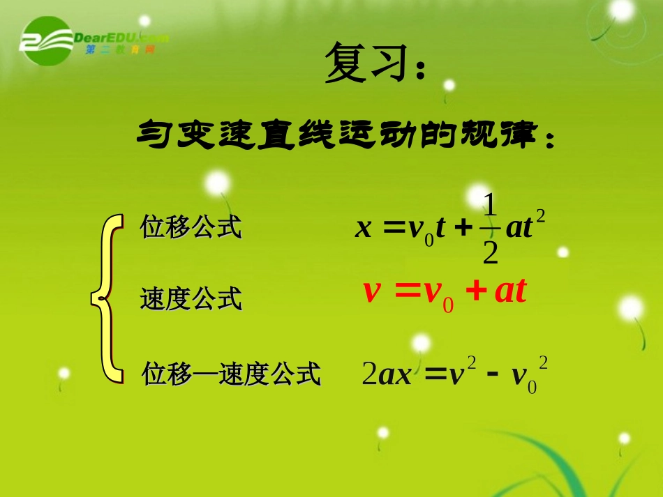 2010年高中物理-第二章自由落体运动-自由落体运动课件-新人教版必修1_第2页