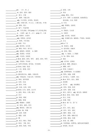 (完整版)高考英语3500单词默写 