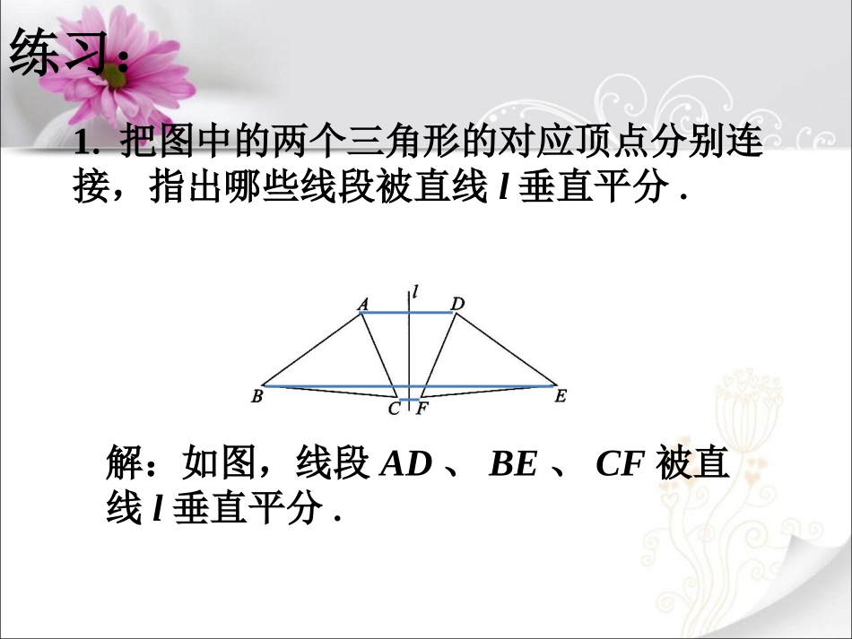 练习1-轴对称的基本性质_第1页