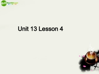 高中英语-Unit-13-Lesson-4课件-北师大版必修5