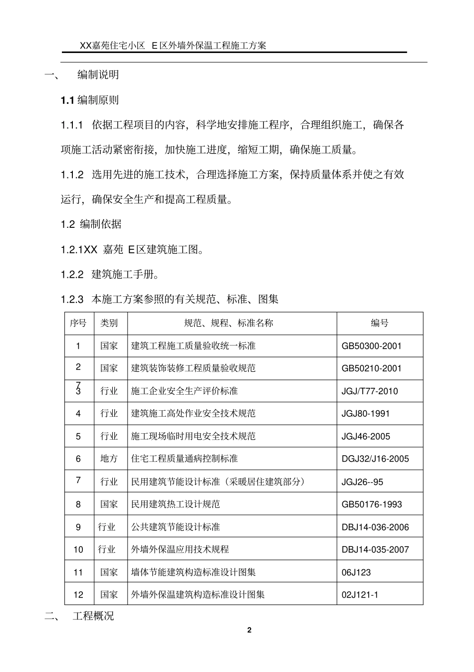 嘉苑住宅小区外墙外保温工程施工方案剖析_第2页