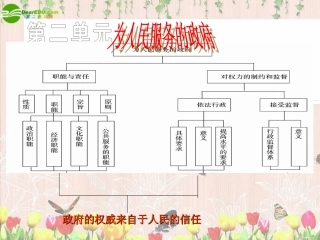 高三政治-我国政府是人民的政府精华课件-新人教版