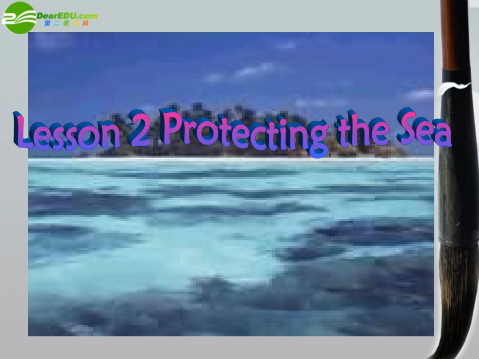 2010年高中英语-Unit7-The-Sea-Lesson-2-Protecting-the-Sea-课件2-北师大版必修3_第1页