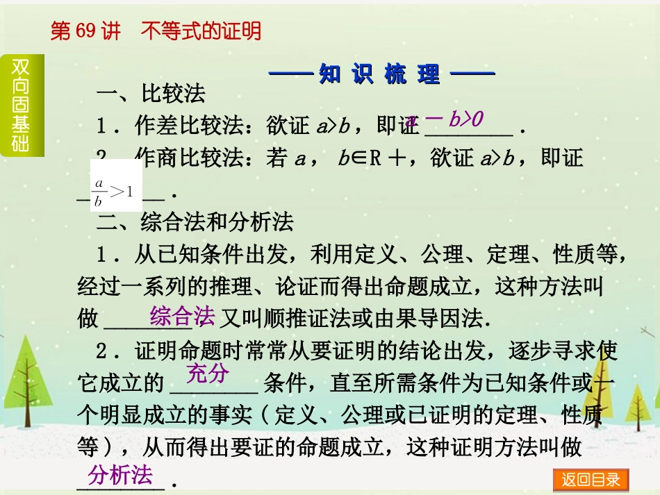 (浙江专用)2014高考数学一轮复习方案(双向固基础+点面讲考向+多元提能力+教师备用题)-第69讲-不等式的_第3页