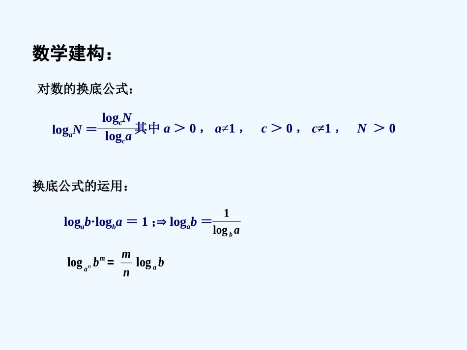 2015年苏教版高中数学必修1课件(29套)2015年高中数学-3.2.1对数(3)课件-苏教版必修1_第3页