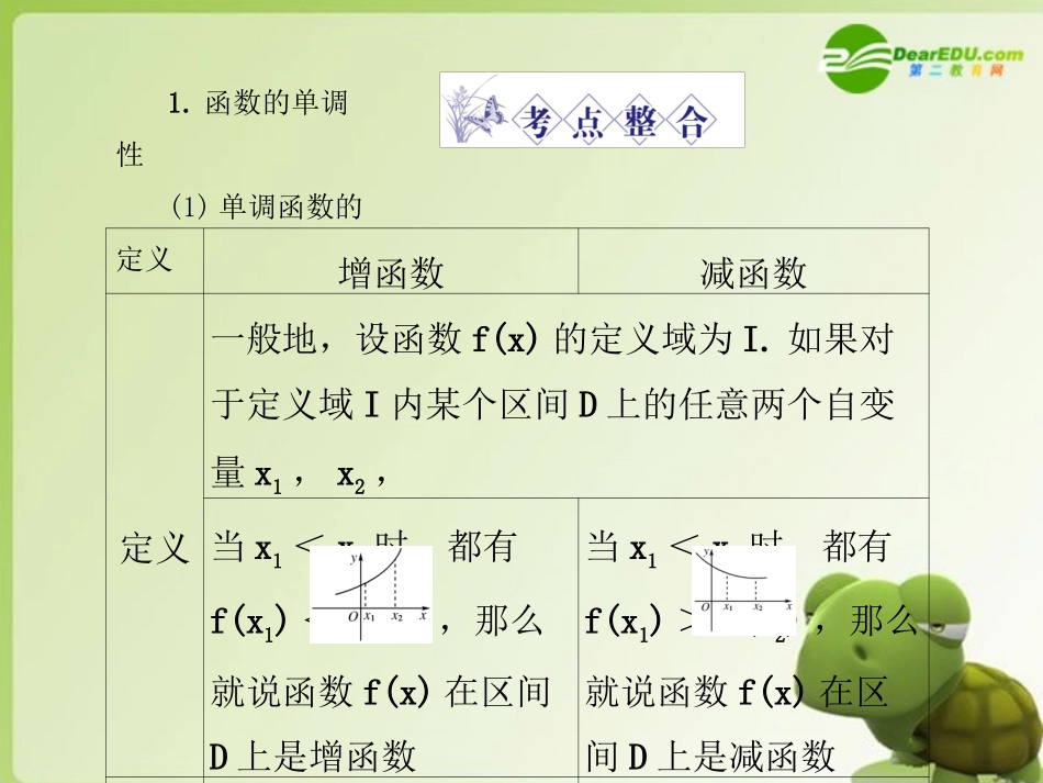 高三数学-第二篇-第二节-函数的单调性课件-理-北师大版_第3页