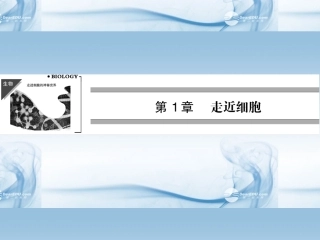 【创新设计】2014届高中生物-1-1从生物圈到细胞配套套课件-新人教版必修1