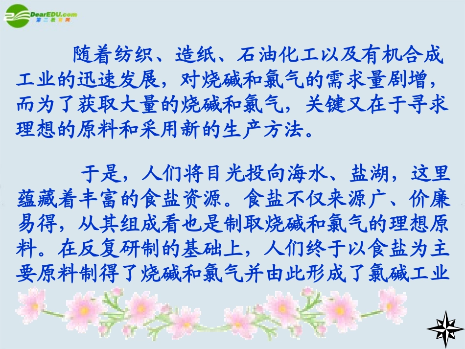 高中化学-专题2第2单元《氯碱生成》课件-苏教版选修2_第3页