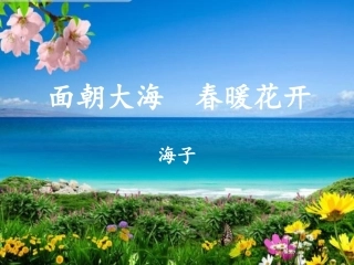 面朝大海-春暖花开