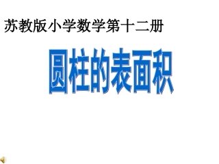 2014.2圆柱表面积