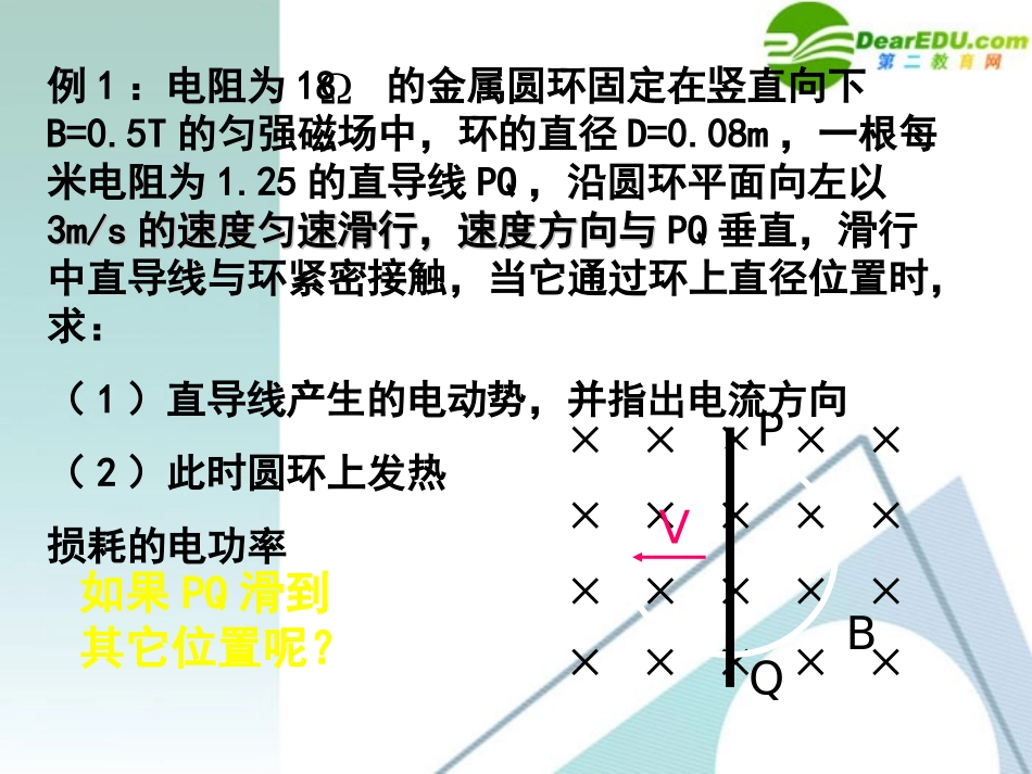 物理：粤教版-选修3-2-1.6-法拉第电磁感应定律应用(二)-(课件)_第3页