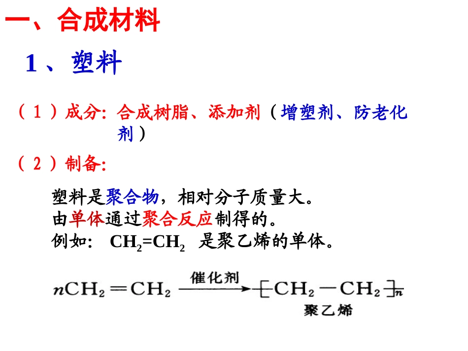 第四节-塑料、纤维和橡胶_第3页