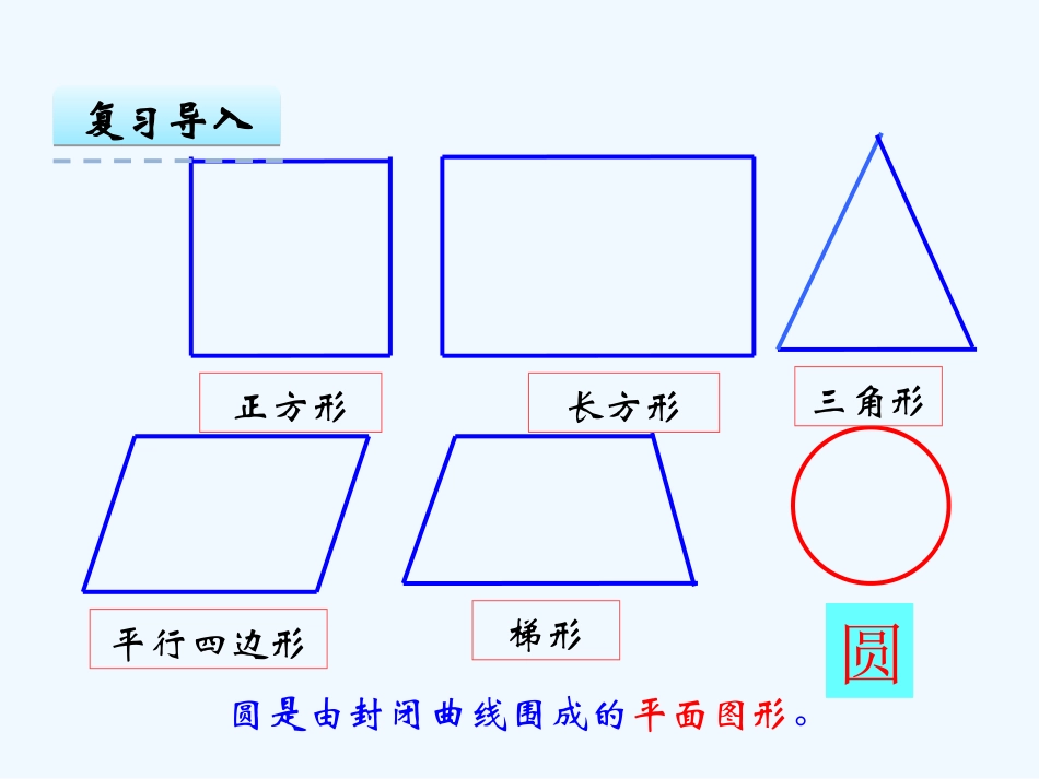人教版六年级上册5.1-圆的认识_第3页