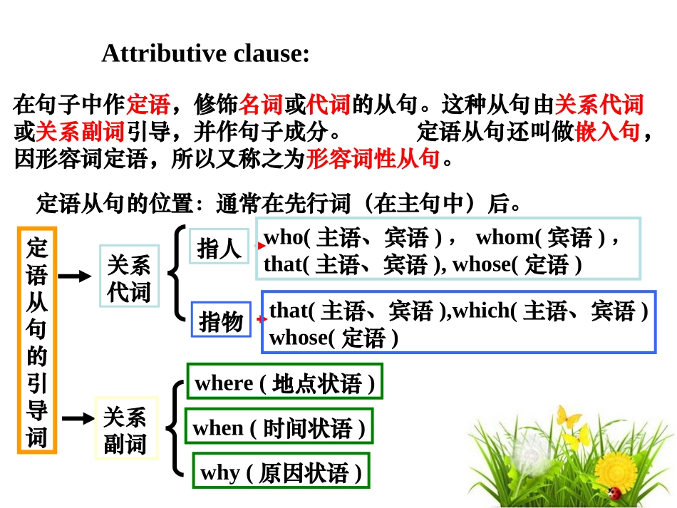 定语从句复习课_第3页