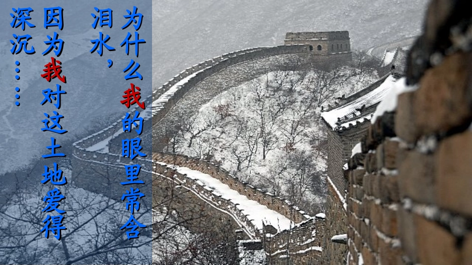 雪落在中国的土地上-(2)_第3页