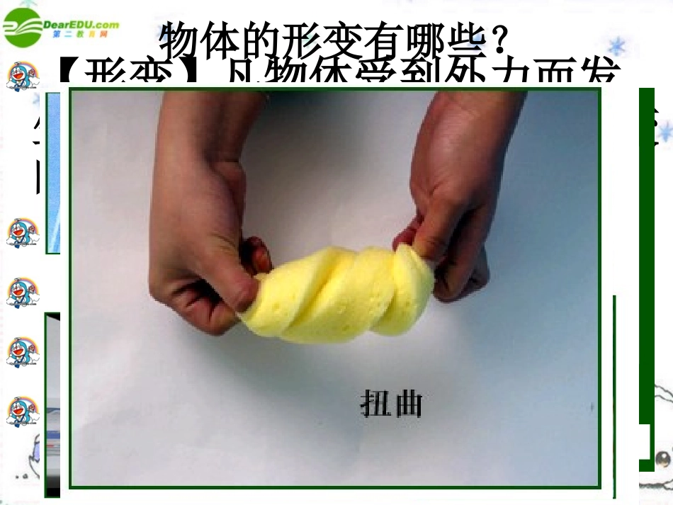 高中物理-第三章之探究形变与弹力的关系课件-鲁科版必修1_第2页