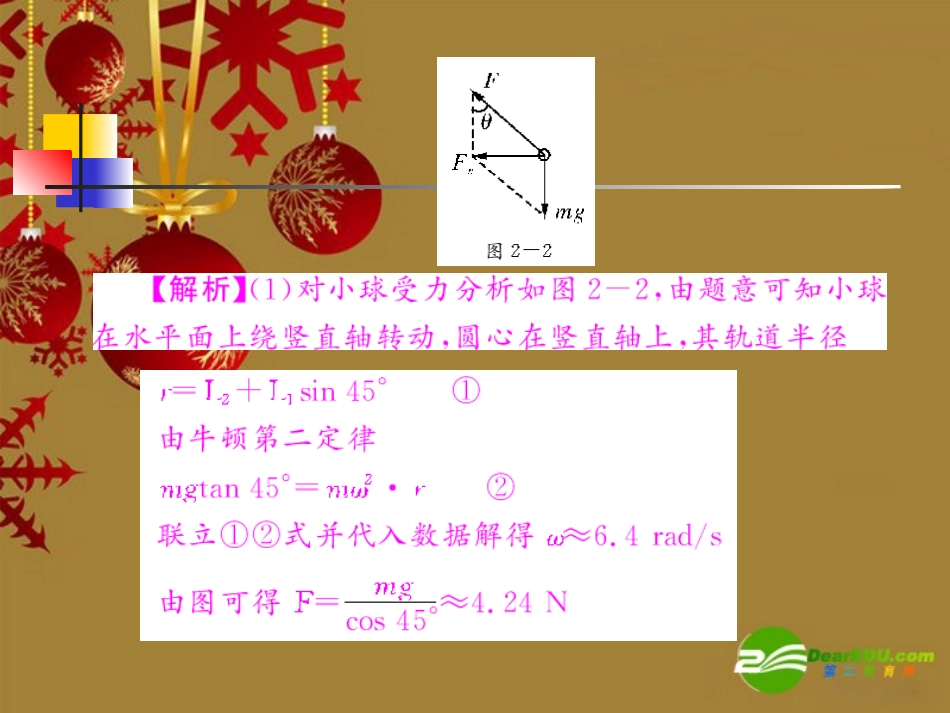 2010年高中物理第2章圆周运动章末整合-课件_第3页