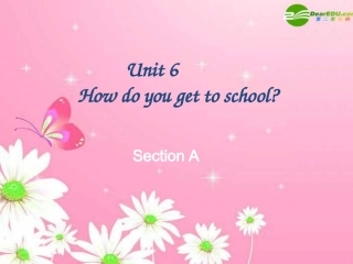 七年级英语上册-Unit-6-How-do-you-get-to-school-Section-A课件-鲁教版