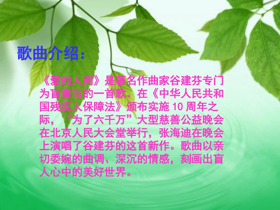 《爱的人间》课件_第3页