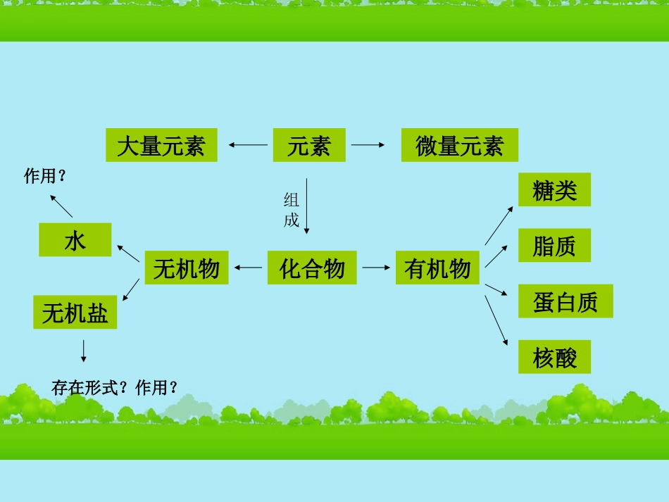 高中生物《有机化合物与生物大分子》课件2-浙科版必修1_第1页