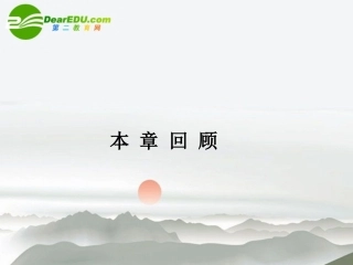 【名师一号】高中物理-1.第一章分子动理论-本章回顾优秀课件-鲁科版选修3-3