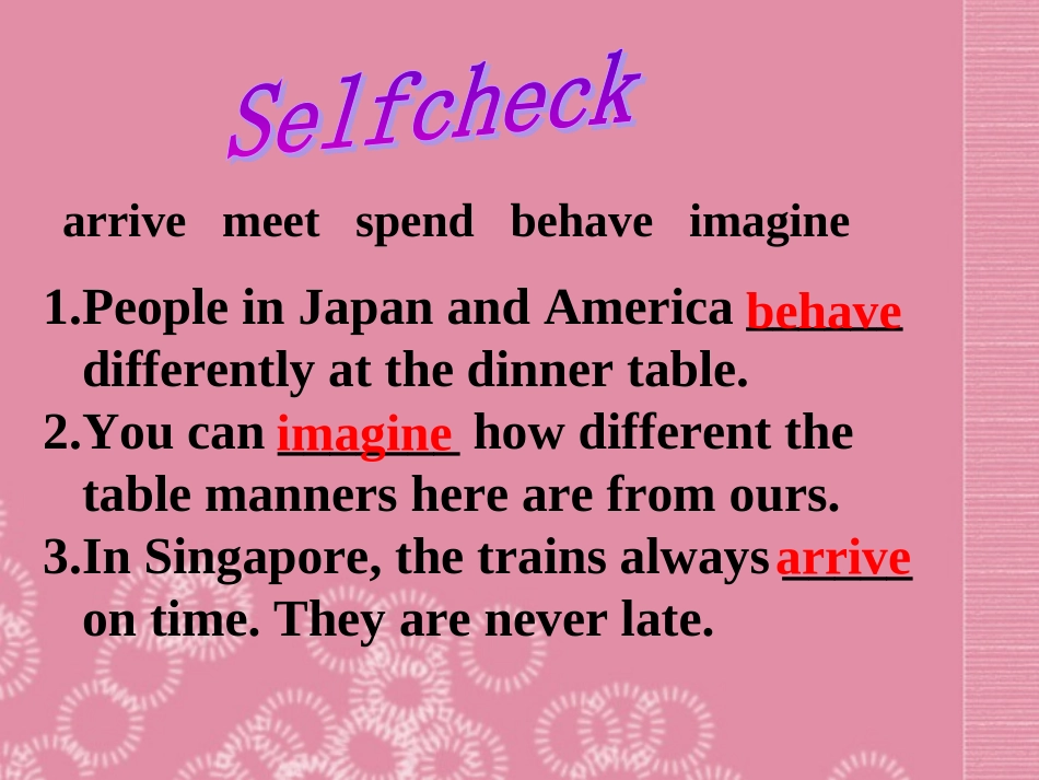 广东省珠海九中九年级英语全册《Unit-12-You're-supposed-to-shake-hands-Self-check》课件-人教新目标版_第3页