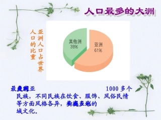 亚洲人口与地域文化