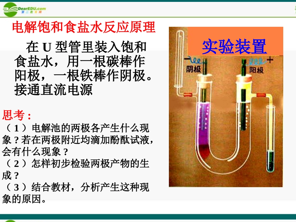 高中化学-1.2.2《电能转化为化学能——电解》第二课时课件-鲁科版选修4_第3页