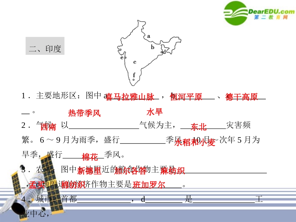 《金版》高中地理-区域地理第一章第四讲六个国家课件-湘教版_第3页