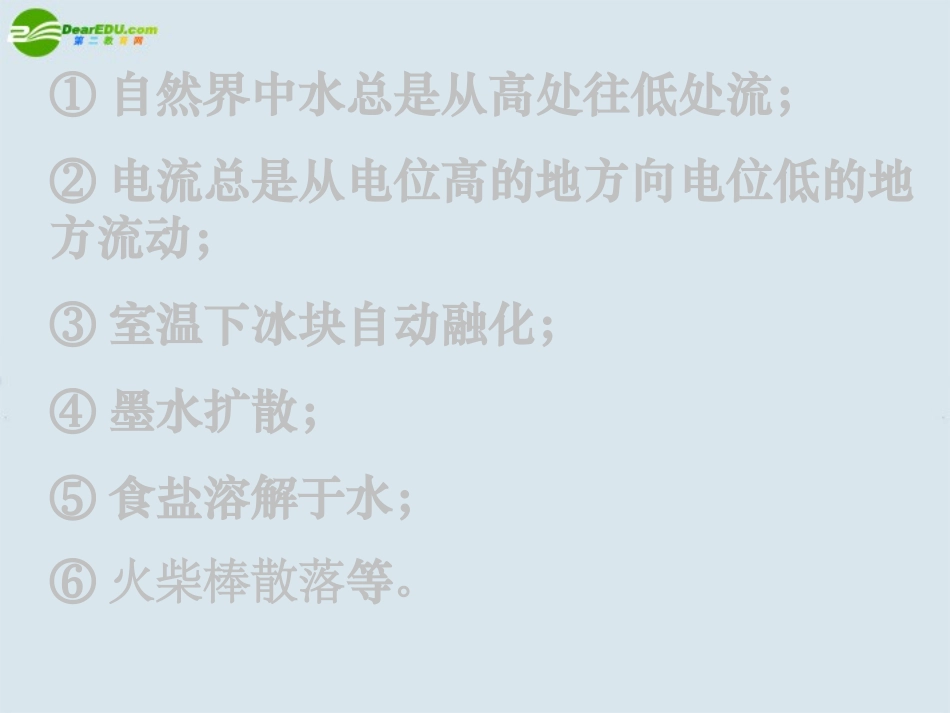 高中化学-第二章第四节《化学反应进行的方向》课件-新人教版选修4_第3页