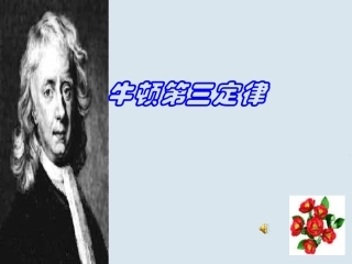 高中物理-牛顿第三定律课件-新人教版必修1