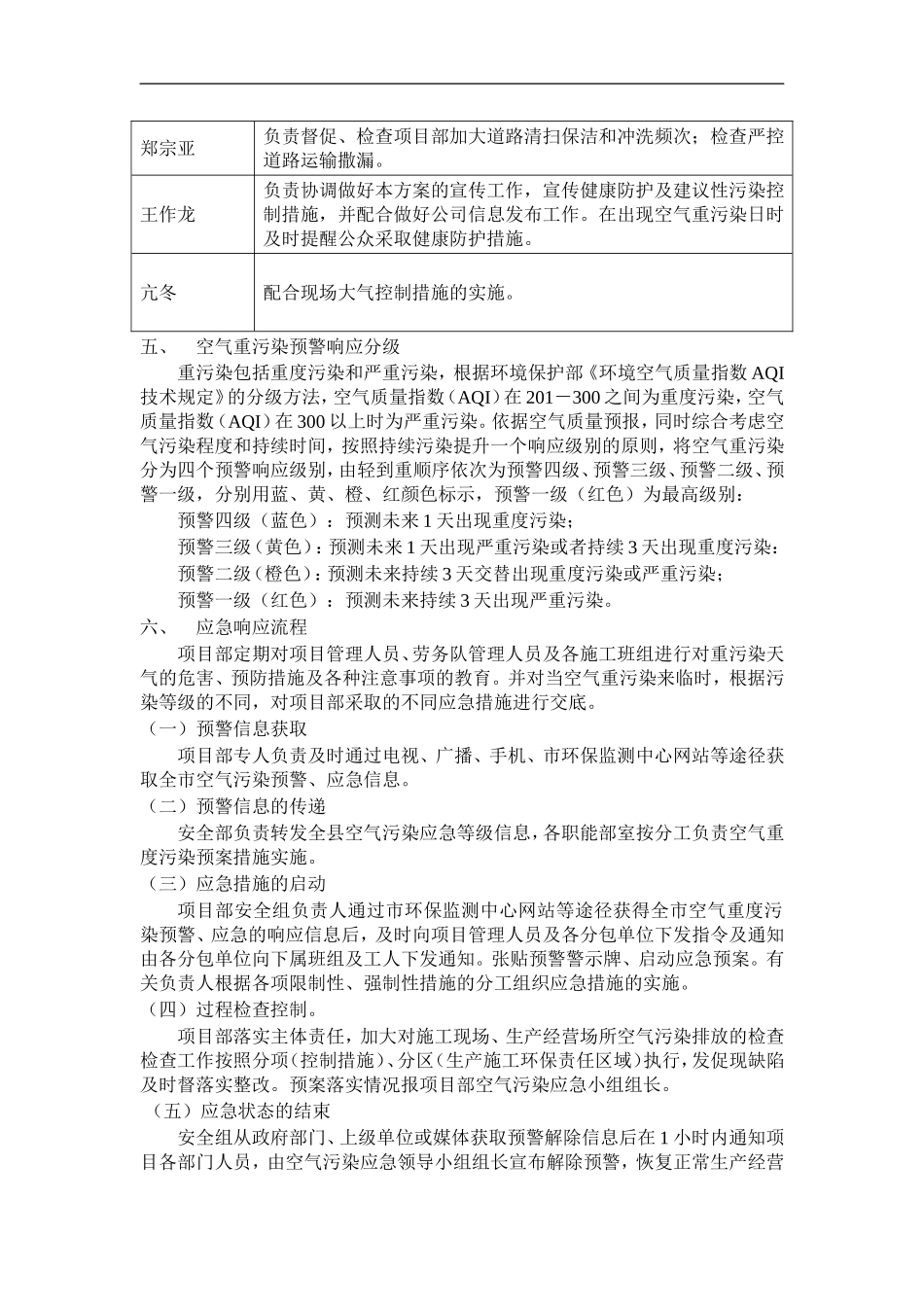 6.扬尘防治应急响应预案_第2页
