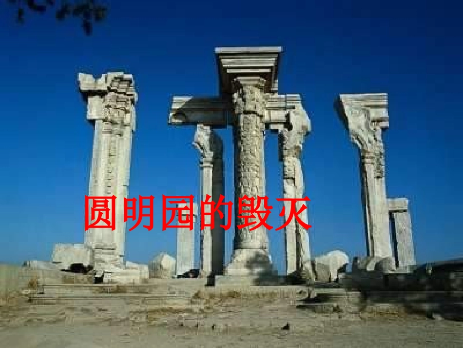 21.《圆明园的毁灭》_第1页